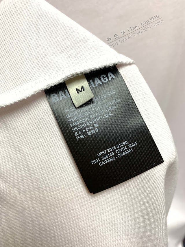 Balenciaga男T恤 2020新款 頂級版本 OS寬鬆版型 巴黎世家男短袖衣  tzy2441
